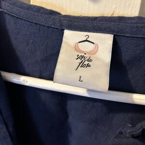 Son de Flor Navy Maxi Dress